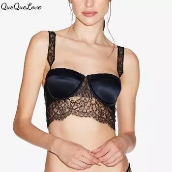 Французское нижнее белье Pure Lashes кружевной топ-халтер с кружевом Top Together Beautiful Back 70B