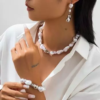 Французское ретро-ожерелье с кисточками в стиле барокко