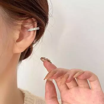 Французское высококачественное кольцо для уха, клипса для уха, темпераментная клипса для уха без пирсинга ушей, женский простой и холодный стиль
