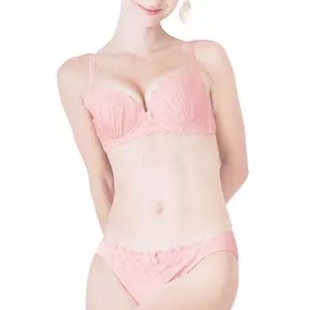 Frande Lingerie Хлопковый комплект бюстгальтера и трусиков Красивая грудь Маленькая цветочная вышивка Хлопковый удобный бюстгальтер и трусики B65 100% [Не стесняющий +