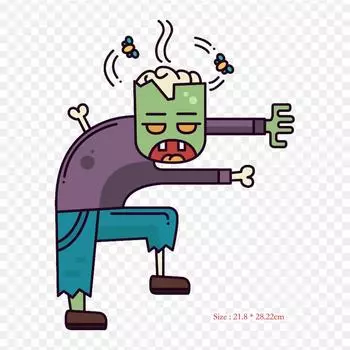 Франкестин Франкенштейн, термоперенос, виниловые заплатки, наклейки для одежды, аппликации своими руками, моющиеся заплатки