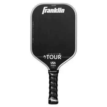 Franklin Sport Pro Pickleball Paddle FS Tour Series Carbon Fiber Pickleball Paddle Официальная ракетка, одобренная в США для игры в Pickleball Dynasty Pro Player Paddle серый