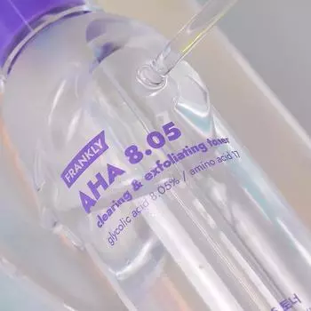 Frankly AHA 8.05% Тонер 100 мл, Очищение и отшелушивание, Увлажнение, Корейская косметика, Kbeauty, образец