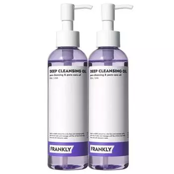 Frankly Deep Cleansing Oil Cleansing Power Гипоаллергенный BHA LHA Blackhead Whitehead, 2 шт., 200 мл