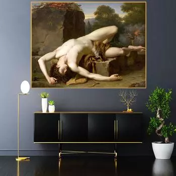 Франсуа Ксавье Фабр Картина Гостиная Поп-Арт Украшения Дома Безрамная Картина Холст Стены 21cm30cm NoFrame