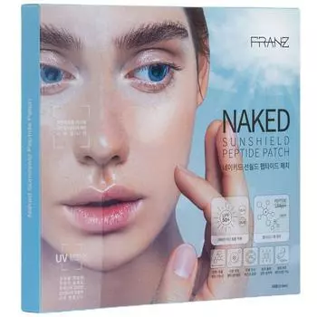 Franz Naked Прозрачный солнцезащитный пластырь для защиты от ультрафиолета, гольф-пластырь, стандартный размер, 1 коробка (5 порций), Один предмет, ОБЫЧНЫЙ 1 коробка (5 порций)