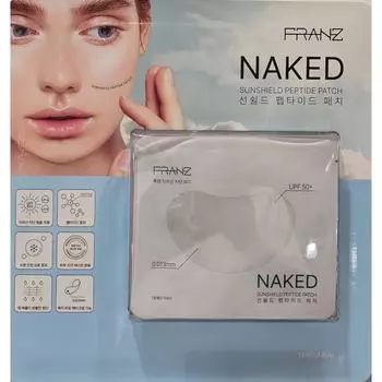 Franz Naked Прозрачный УФ-защитный патч (14 порций) 1, 14, 10,3 мг