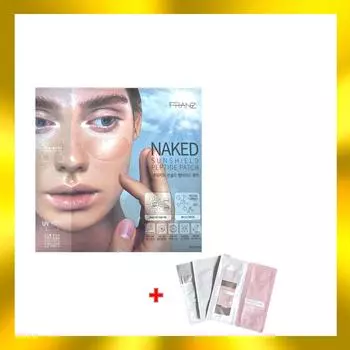 Franz Naked Sunshield Peptide Patch 1 коробка (Всего 5 порций) Прозрачный пластырь, блокирующий ультрафиолетовые лучи + 1 образец загустителя [Универмаг]