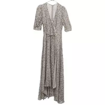 FRAY I.D Вискоза Цветочный принт Рукав три четверти Цельное платье FWFO221049 Женское Б/у