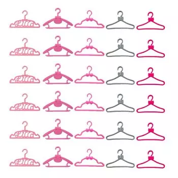 Frcolor Doll Clothes Hanger Mini Hanger Costume Hanger Costume Holder Mini Doll Clothes Rack Mini Clothes Hanger Toy Hanger Rack for Dolls Doll Hanger