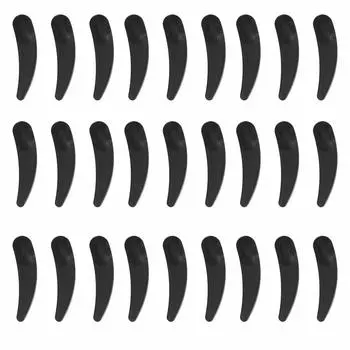 Frcolor одноразовая ложка для крема Мини косметическая ложка пластиковый карандаш для крема для коммерческого и домашнего использования набор из 50 шт. (черный)