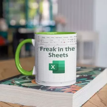 Freak In The Sheets Excel Ceramic Coffee Mug Water Cup Lent Job 301-400ml белый