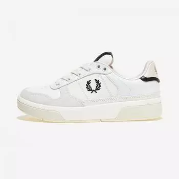 Fred Perry B300 Кожа Sb4163 Белоснежный Черный 303 220