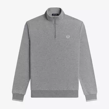 Fred Perry [baseline] Half Zip Sweatshirt 420 Afpm2313574 420 M