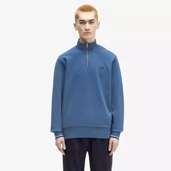 Fred Perry [baseline] Half Zip Sweatshirt Midnight Blue Afpm2433574 W98 M