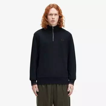 Fred Perry [baseline] Half Zip Sweatshirt Navy Afpm2433574 W65 M
