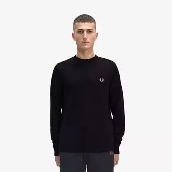 FRED PERRY [Baseline] Классический трикотаж из мериносовой шерсти с круглым вырезом 198 AFPM2419601 198