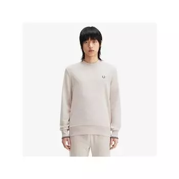 Fred Perry [базовый] Толстовка с круглым вырезом Каша Afpm2437535 W50 qzgAfpm2437535 W50 M