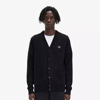 Fred Perry [Базовый уровень] Классический кардиган из шерсти мериноса 198 AFPM2419551 198