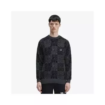 Fred Perry Block Graphic Knit Afpm2336502 G85 S