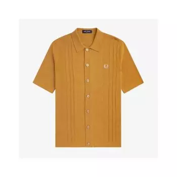 Fred Perry Button Through Knit Shirt Afpm2415524 644 S