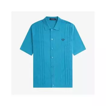 Fred Perry Button Through Knit Shirt Afpm2415524 U46 S