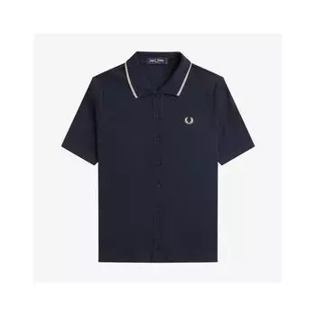 Fred Perry Button Through Lip Shirt 608 Afpf2417150 608 S