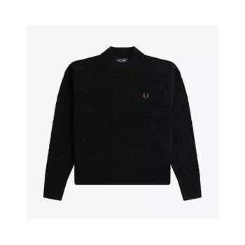 Fred Perry Chenille Grid Knit Afpf2336117 102 XS