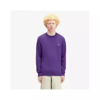 Fred Perry Classic Crewneck Merino Wool Knit Emersis Afpm2439601 X17 M