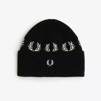 Fred Perry Fred Perry Laurel Reese Knit Lambswool Beanie L74 Cfpu2336152 L74 Free