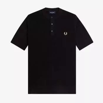 Fred Perry Fred Perry [sharp] Waffle Stitch Henry Shirt 102 Afpm2336509 102 M
