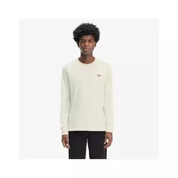 Fred Perry Футболка с длинным рукавом Twin Tip Ecru Honeycomb Marmalade Afpm2439602 X01 M