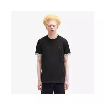 Fred Perry Футболка с полосатыми манжетами Afpm2437707 198 M