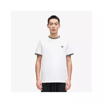 Fred Perry Футболка Twin Tip 100 Afpm2411588 100 S