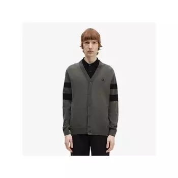 Fred Perry [genuine] Fred Perry [sharp] Tipped Sleeve Cardigan 638 Afpm2335534 638 qzgAfpm2335534 638 S