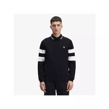 Fred Perry [genuine] Fred Perry [sharp] Tipped Sleeve Knit 102 Afpm2335533 102 qzgAfpm2335533 102 S