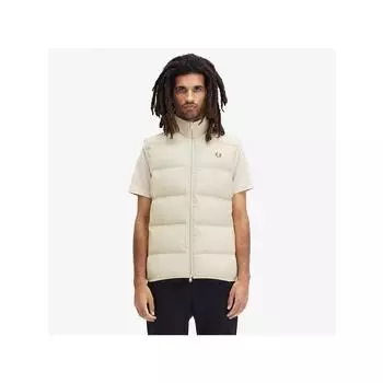 Fred Perry [genuine] Fred Perry [sport] Insulated Vest Oatmeal Afpm2438522 691 qzgAfpm2438522 691 L