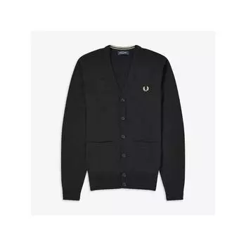 Fred Perry [подлинный Headquarters] Fred Perry [базовый] Классический кардиган 198 Afpm2339551 198 qzgAfpm2339551 198 S