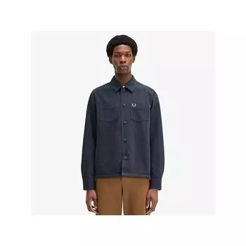 Fred Perry [genuine Headquarters] Fred Perry [sharp] Twill Overshirt 608 Afpm2436627 608 qzgAfpm2436627 608 L