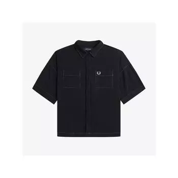 Fred Perry [подлинный Headquarters] Fred Perry [женская] Прозрачная рубашка 102 Afpf2417139 102 qzgAfpf2417139 102 S