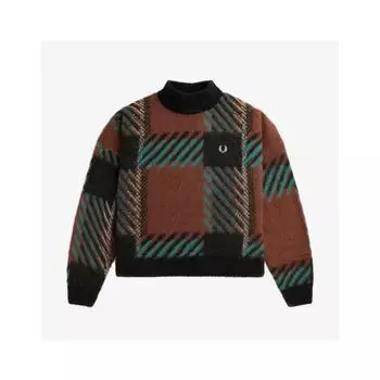 Fred Perry Glitch Tartan Knit Afpf2336119 S54 XS