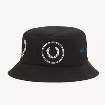 Fred Perry Graphic Branded Bucket Hat 102 Cfpu2336678 102 L