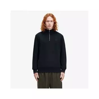 Fred Perry Half Zip Sweatshirt Navy Afpm2433574 W65 M