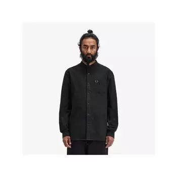 Fred Perry [headquarters Genuine] Fred Perry [sharp] Grandad Collar Oxsports Shirt Q20 Afpm2438503 Q20 qzgAfpm2438503 Q20 XL