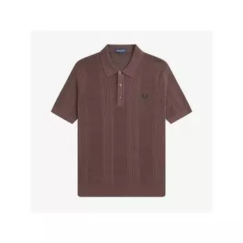 Fred Perry [headquarters Genuine] Fred Perry [sharp] Cotton Crochet Knit Polo Shirt U53 Afpm2417861 U53 qzgAfpm2417861 U53 S
