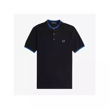 Fred Perry [headquarters Genuine] Fred Perry [sharp] Woven Mesh Henry Polo Shirt 102 Afpm2417801 102 qzgAfpm2417801 102 M