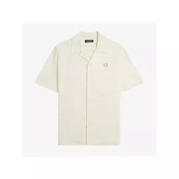 Fred Perry [headquarters Genuine] Fred Perry [sharp] Woven Mesh Revere Collar Shirt 560 Afpm2417820 560 qzgAfpm2417820 560 M