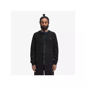Fred Perry [headquarters Genuine] Fred Perry [sharp] Waffle Stitch Cardigan 102 Afpm2436508 102 qzgAfpm2436508 102 M