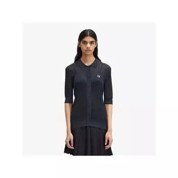 Fred Perry [headquarters Genuine] Fred Perry [womens] Lip Knit Shirt 608 Afpf2438106 608 qzgAfpf2438106 608 S