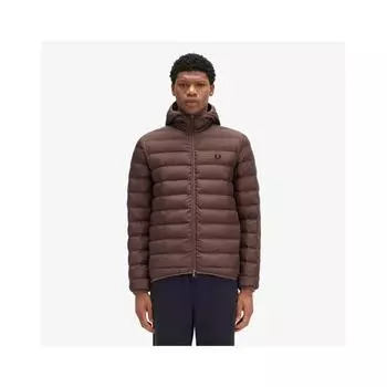 Fred Perry Hooded Insulated Jacket Carrington Roadbrick Afpm2438553 U53 L